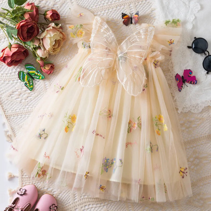 Vestido Floral Tule