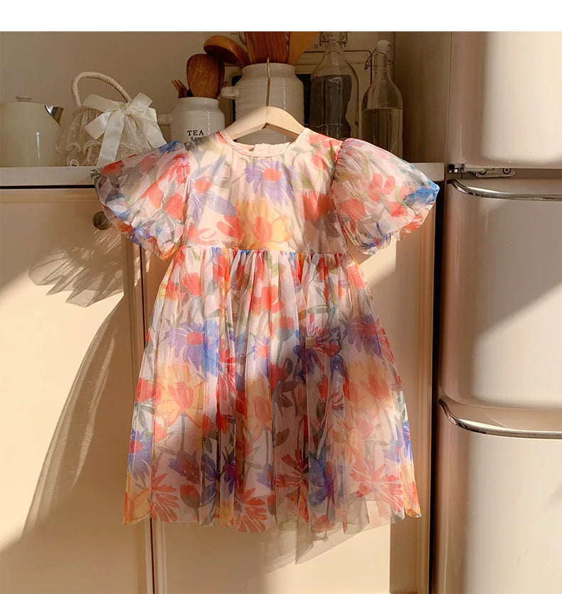 Vestido Floral Bufante