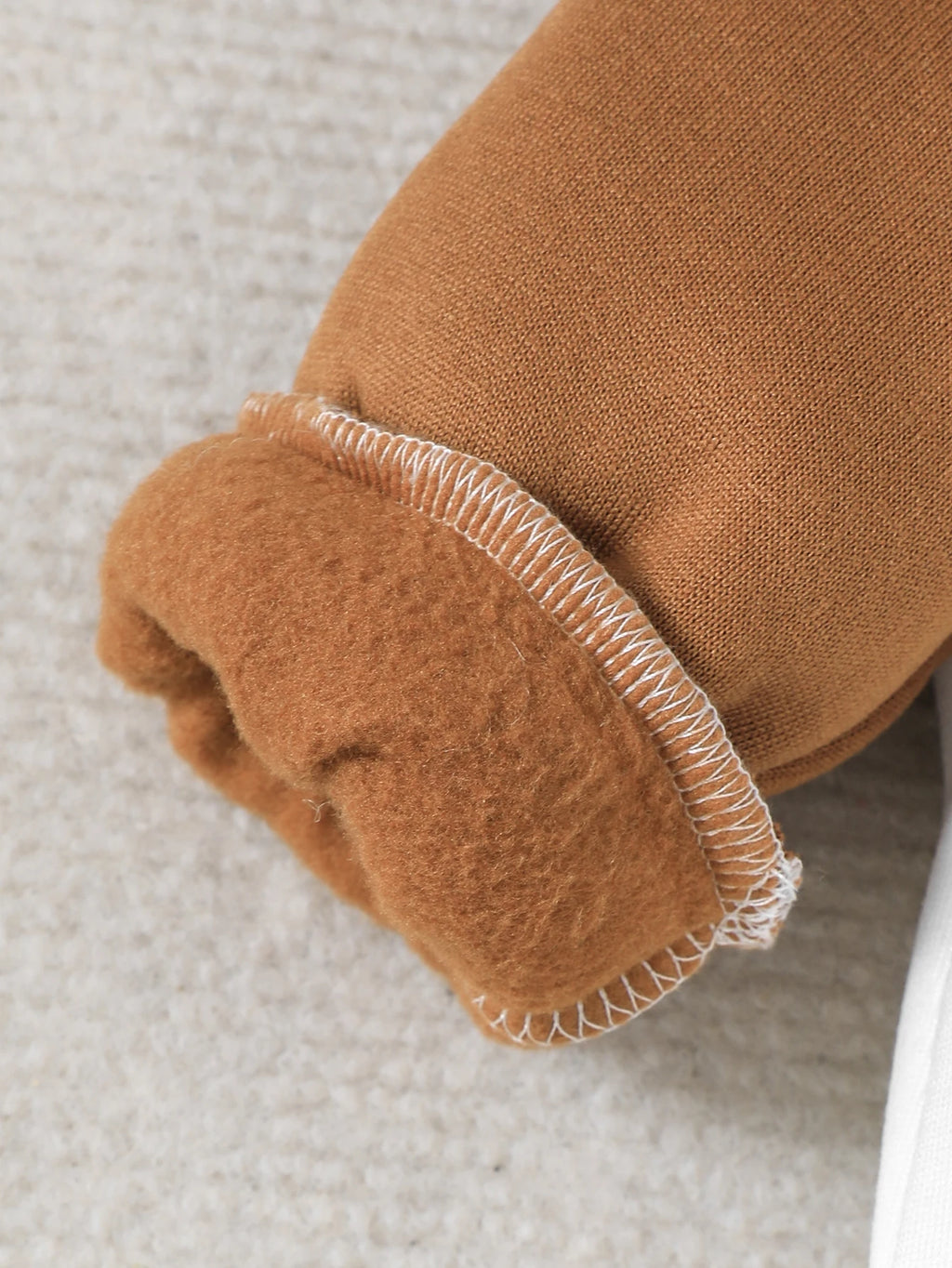 Macacão Bebê Menino Tricô Estampa Urso | Outono e Inverno 0–18 Meses