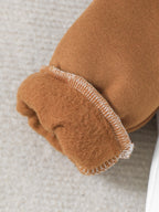Macacão Bebê Menino Tricô Estampa Urso | Outono e Inverno 0–18 Meses