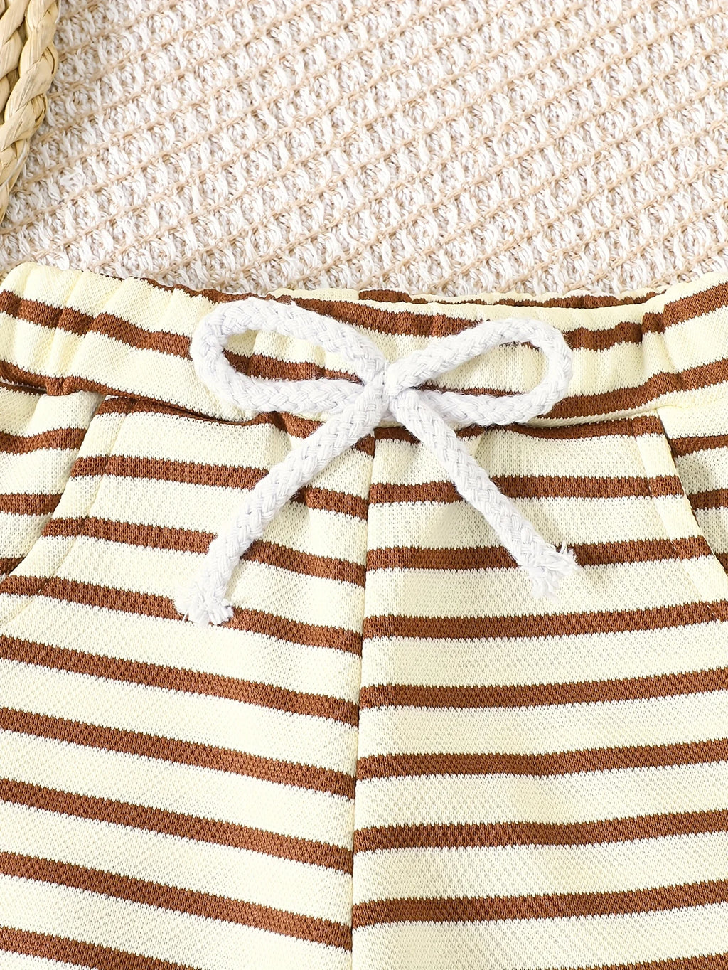 Conjunto 2 Peças Bebê Unissex | Moletom Tigre 3D com Capuz + Calça Listrada 3M–2 Anos