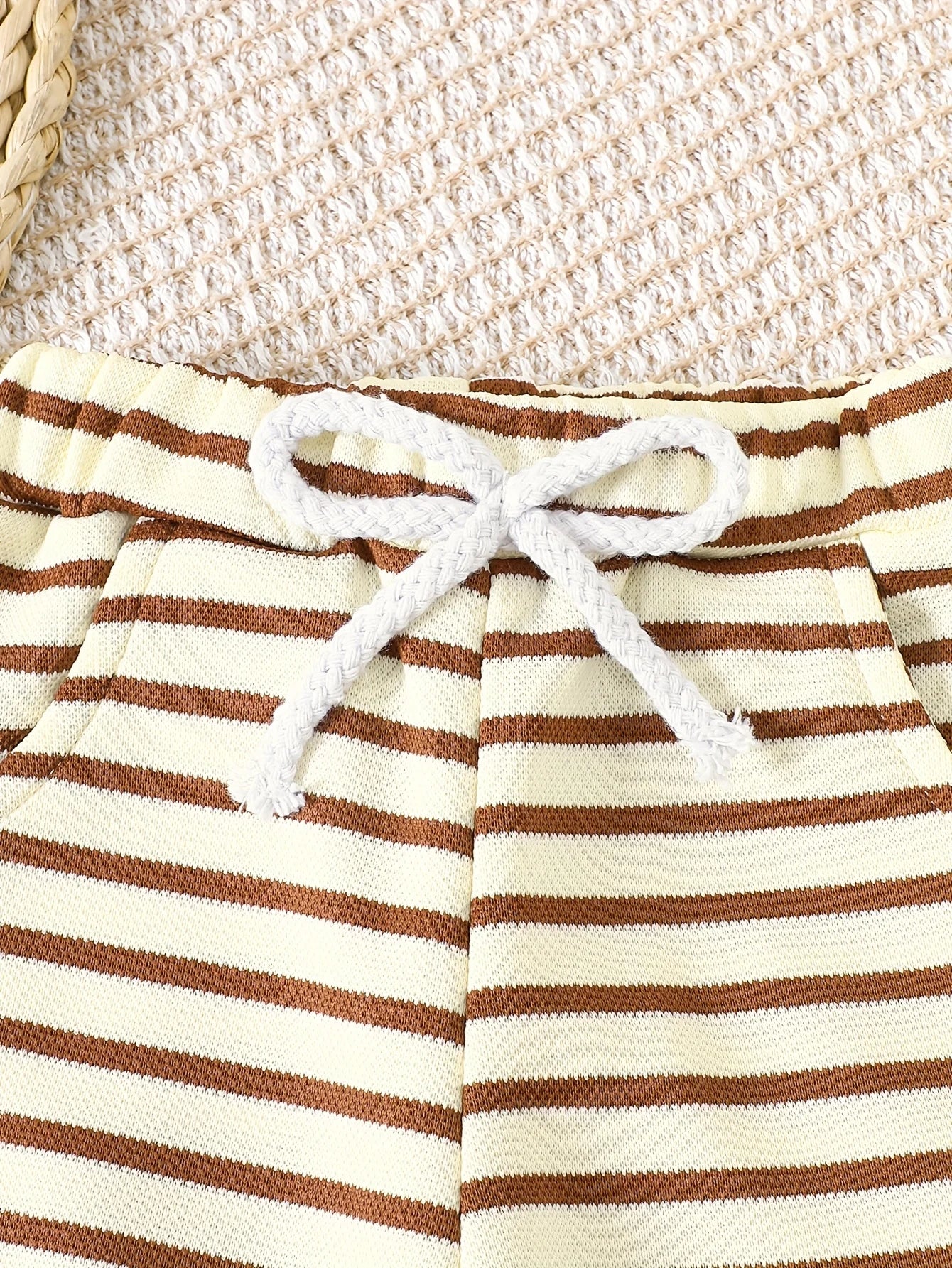 Conjunto 2 Peças Bebê Unissex | Moletom Tigre 3D com Capuz + Calça Listrada 3M–2 Anos