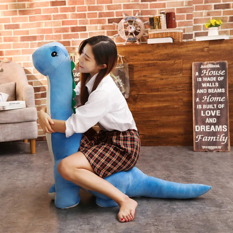 DinoAmigo Gigante™ - Pelúcia Dinossauro Pescoço Longo 50/80cm