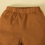 Conjunto 2 Peças Bebê Menino Dinossauro | Camiseta + Shorts 0-3 Anos