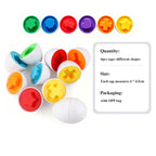 Puzzle Montessori de Encaixe Ovos | Formas e Dinossauros 1–4 Anos