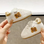 Tênis Bebê Panda Teddy Bear | Esportivo Fashion Primeiros Passos 0–18 Meses