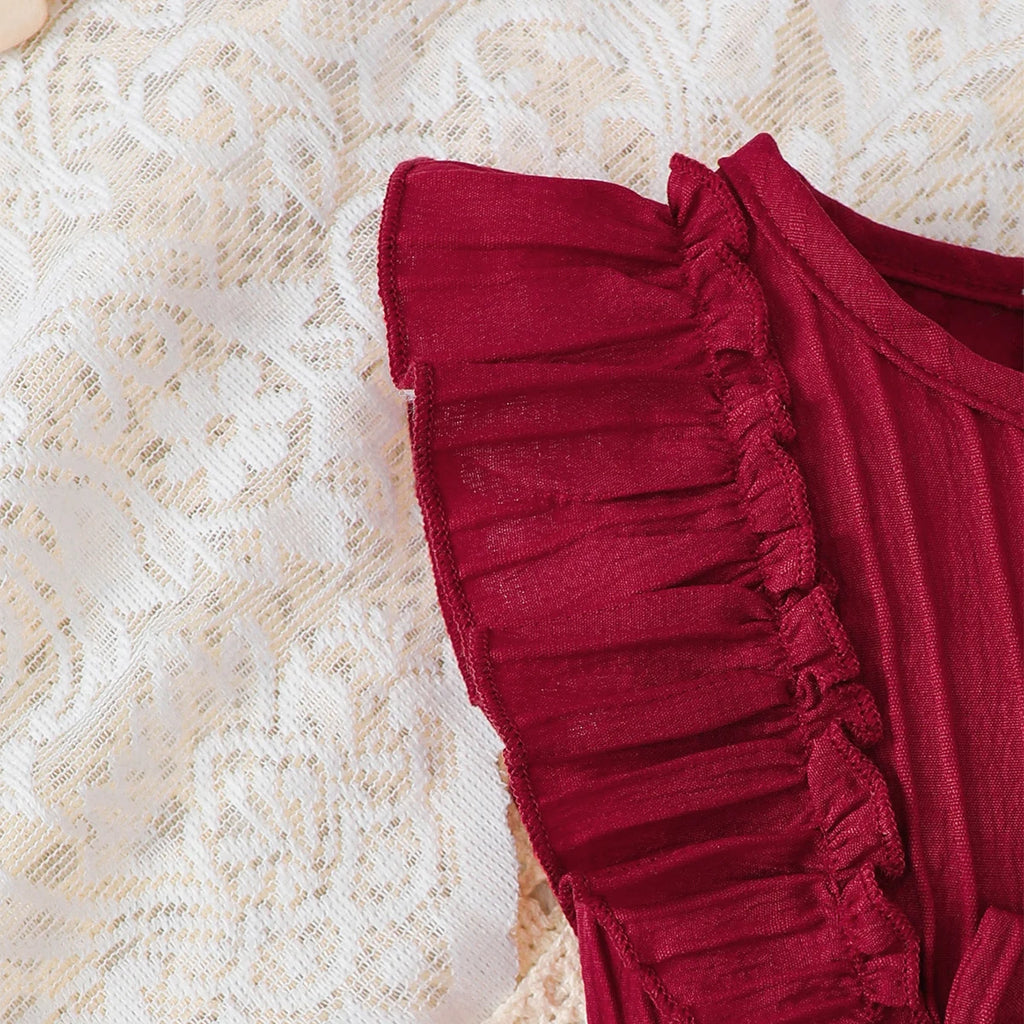 Vestido Liso com Faixa