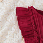 Vestido Liso com Faixa
