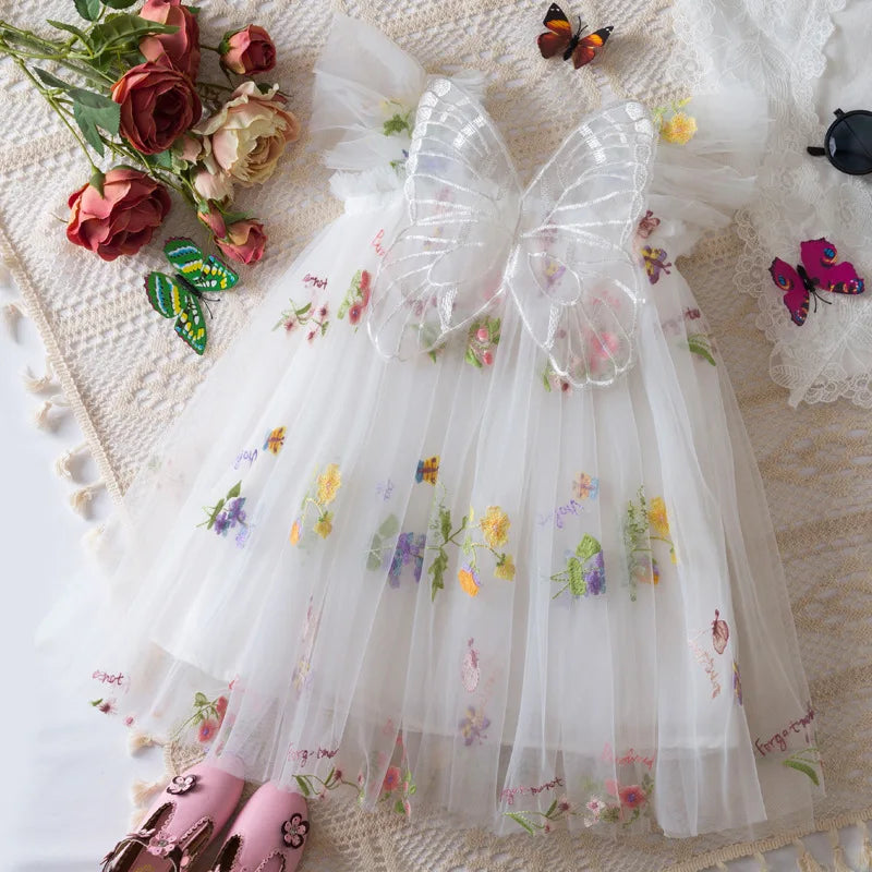 Vestido Floral Tule