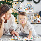 Livro Sensorial Bebê 3D Toque e Sinta | Estimulação Precoce 0–12 Meses