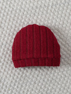 Conjunto Bebê Menino Inverno | Macacão Vermelho Emblema Urso + Touca 0–18 Meses