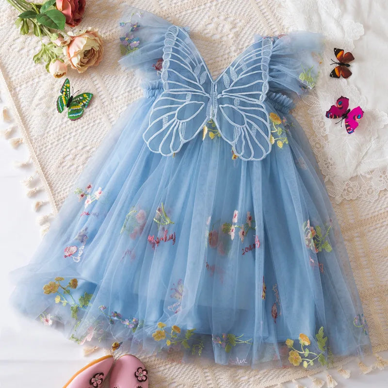 Vestido Floral Tule
