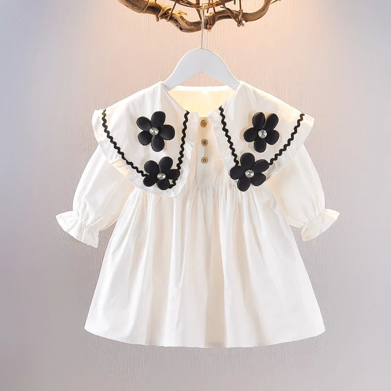 Vestido Floral Coreano