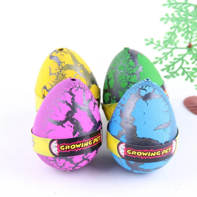Ovos de Dinossauro que Crescem na Água | Kit com 4 Unidades